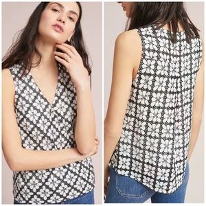 Maeve Coralie Floral Lace Wrap Top